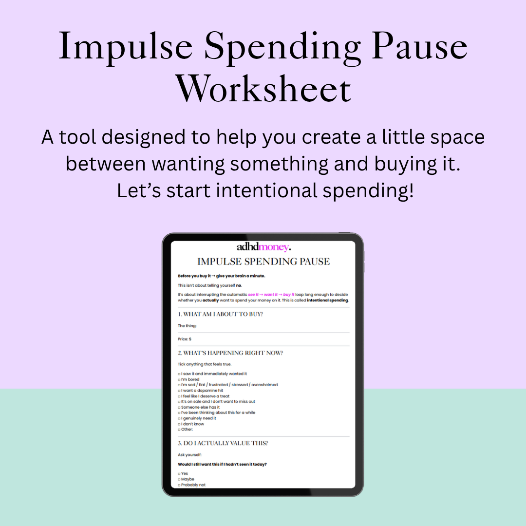 Impulse Spending Pause